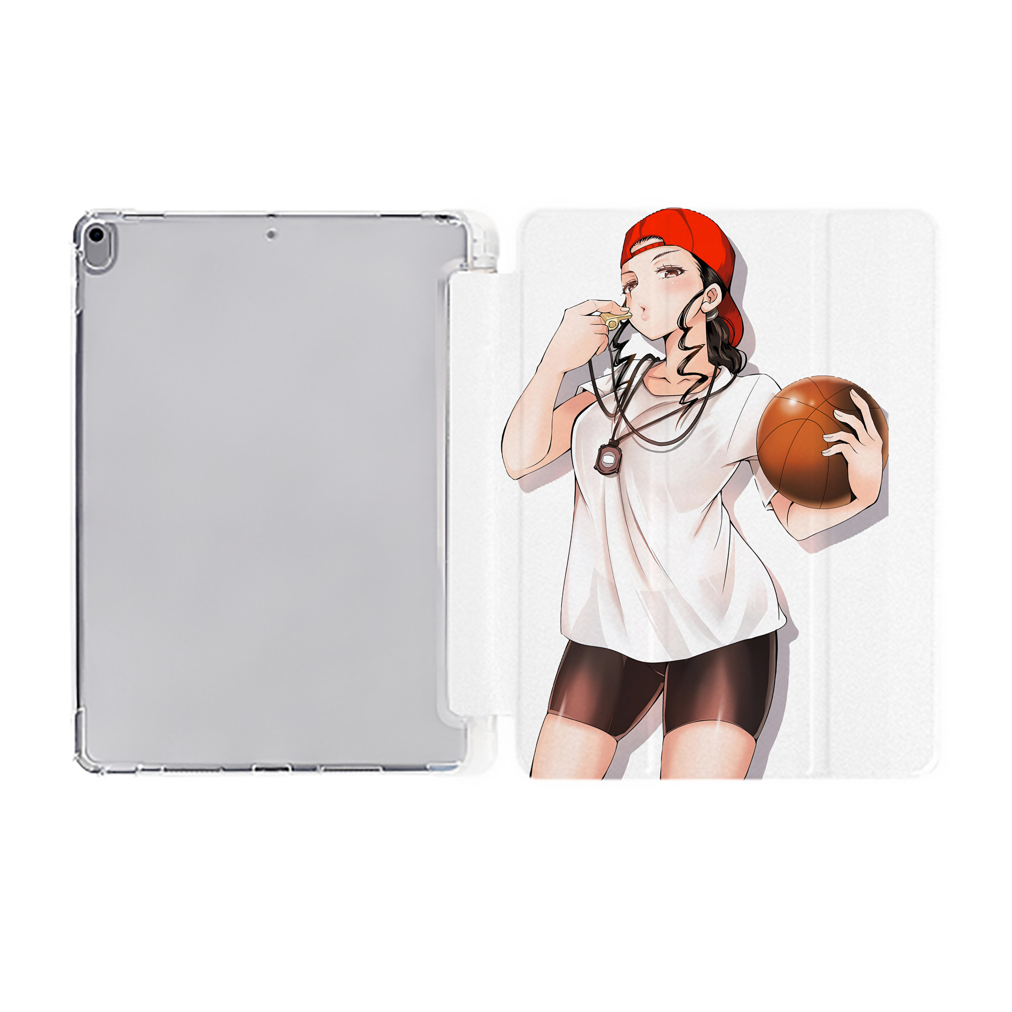 （画像用） SLAM DUNK／スラムダンク IPad ケース ペン収納付き 三つ折りスタンド PUレザー×シリコン 対応機種9.5/10.5/10.9インチ